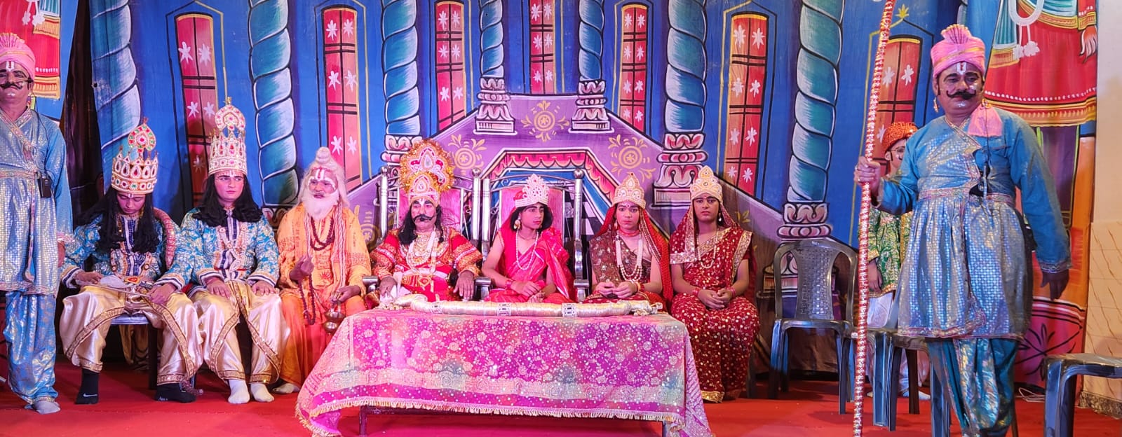 पर्वतीय समाज द्वारा आयोजित 7 दिवसीय रामलीला का हुआ भव्य समापन